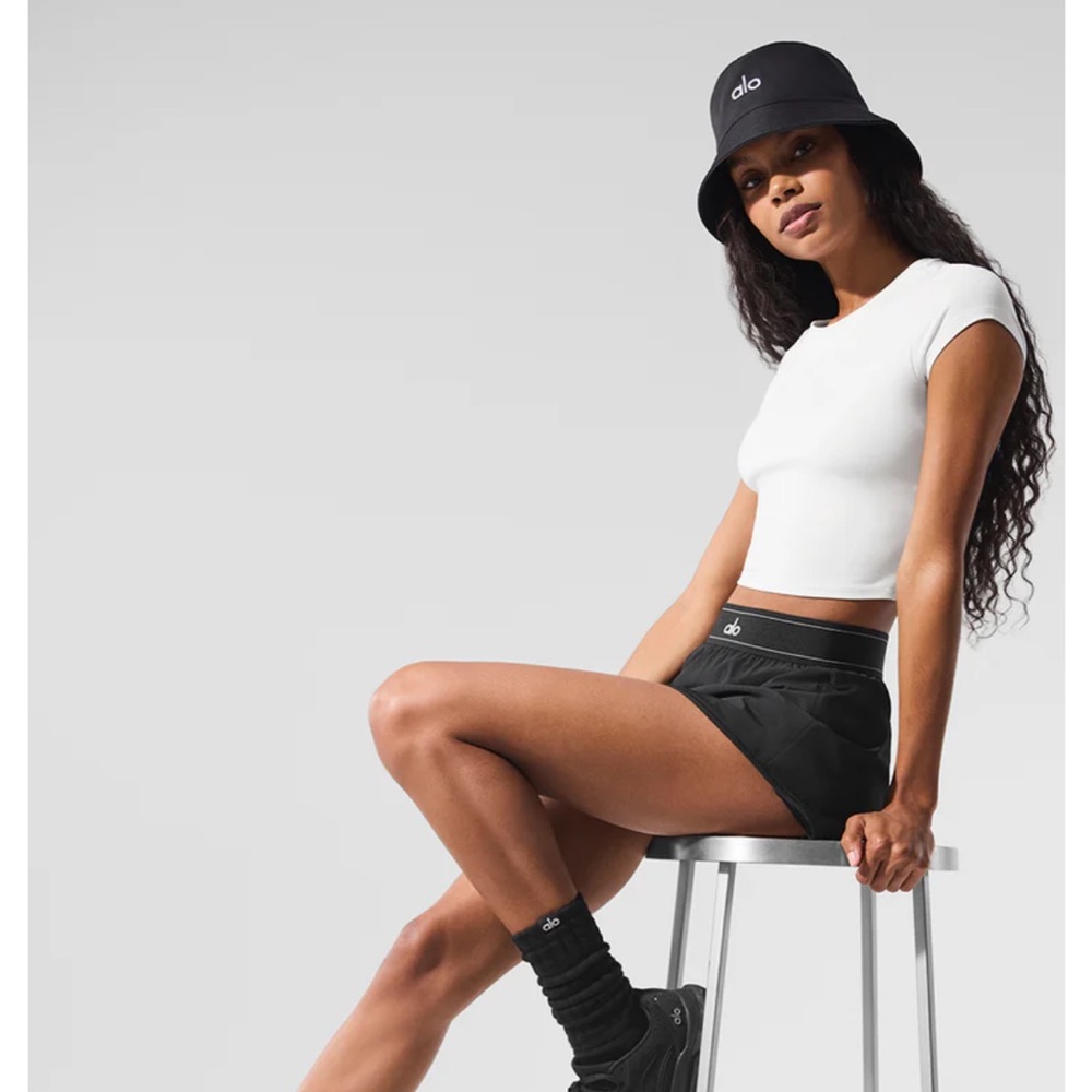 AloSoft finesse crop top